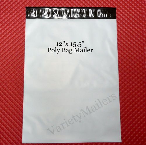 20 HIGH QUALITY 2.5 MiL POLY BAG POSTAL MAILING ENVELOPES 12&#034;x 15.5&#034; SELFSEALING