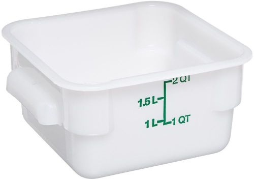 Carlisle StorPlus 1073002 Polycarbonate 2 Qt Square Food Storage Container 7....