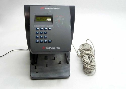 Ingersoll Rand Recognition Systems Handpunch 1000 Biometric Time Clock HP-1000