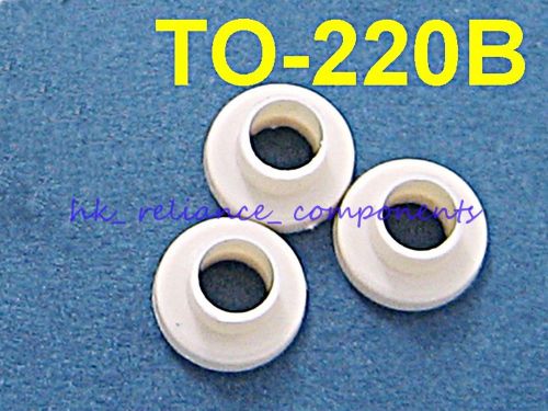 50x TO-220B Plastic Bushings Insulation Washers for Transistor Heatsink