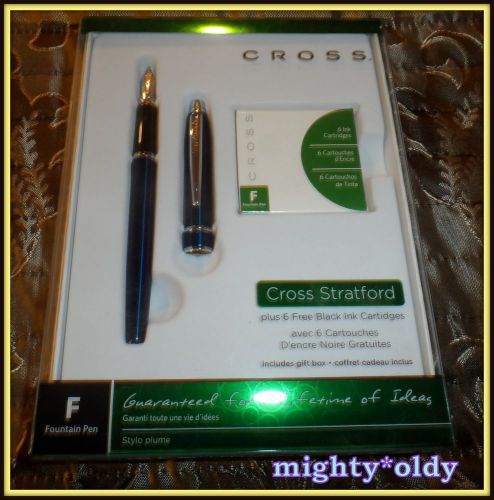 LQQK N BID CROSS FOUNTAIN PEN GENUINE GREAT NEW COLLECTION LOW START