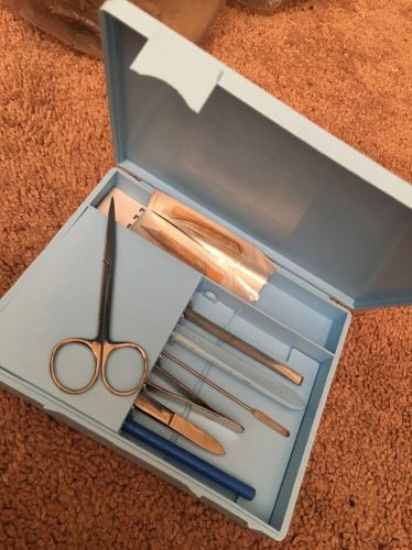 Vintage 7 Piece Hamilton Bell Lab Dissection Kit Student Biology