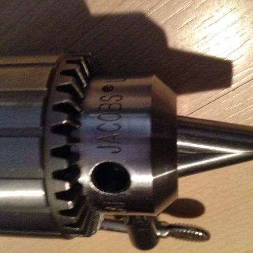 JACOBS 2BA 3/8 Drill Chuck, Keyed, Steel, 3/8 In, 3/8-24