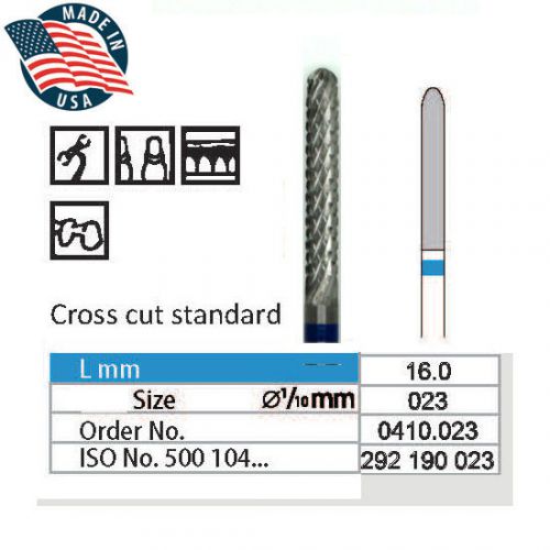 Wilson usa tungsten carbide cutter hp drill bit dental lab nail undernail safe for sale