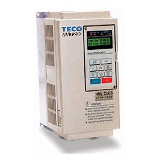 Teco westinghouse vfd ac drive ma7200-2002-n1 2hp/6.4a, 230v 1ph in nema 1 new for sale