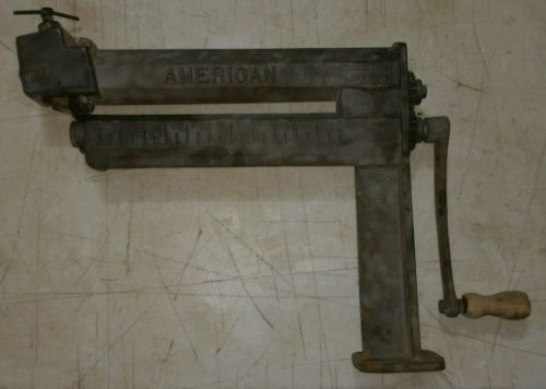 American No.20 Metal Cutter Slitter Bead Roller 12&#034; Throat