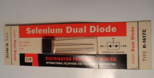 ITT TV Selenium Dual Diode K1617C  NOS Replaces Motorola 48K751724