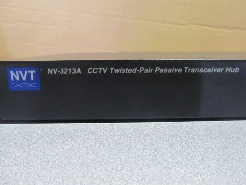 OEM NVT NV-3213A CCTV Twisted Pair Passive Transceiver Hub