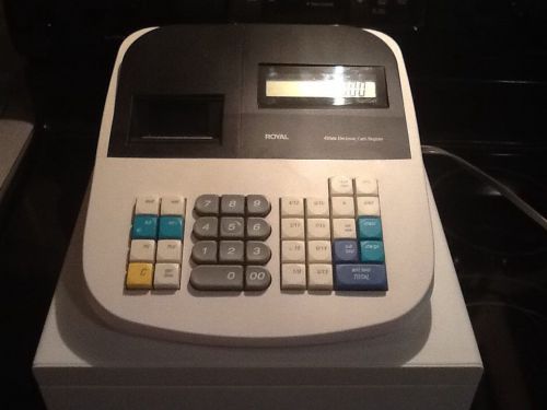 Royal 435dx Cash Register , works great, No Key. Everything in good shape!