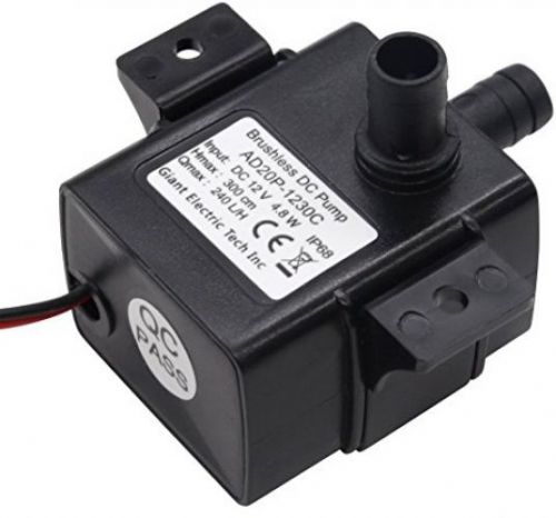 MOKOQI® Mini DC12V 4.8W Micro Brushless Fountain Water Pump Electric Hmax Lift