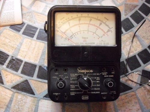 SIMPSON MULTI-METER 260 SERIES 6