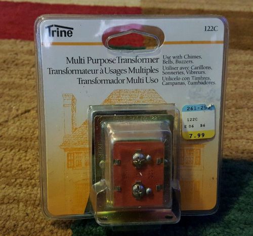 NEW TRINE MULTI PURPOSE TRANSFORMER 122C CHIMES, BELLS, BUZZERS, 120VAC PRIMARY