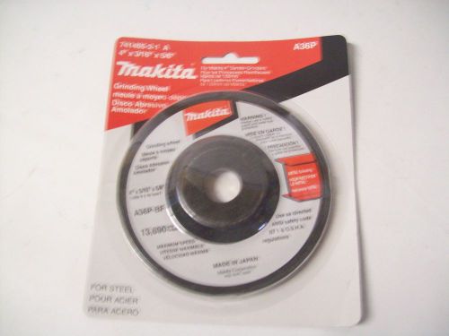 Lot of 3 Makita Grinding Wheels 4&#034; x 3/16&#034; x 5/8&#034; 741405-2-1 A