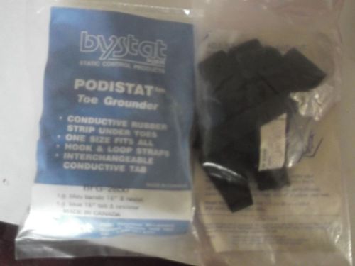 PODISTAT TOE GROUNDER BFG-2850 BYSTAT CONDUCTIVE RUBBER STRIP QTY 2  NEW