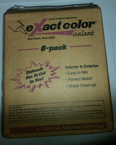 Sashco 12005 Exact Color Sealant with 9.5 Ounce Cartridge Contractor Case