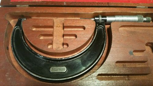 STARRETT 436 Series 3-4&#034; outside micrometer