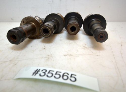 1 Lot of 4 BT40 Collet Chucks Nikken, Parlec (Inv.35565)