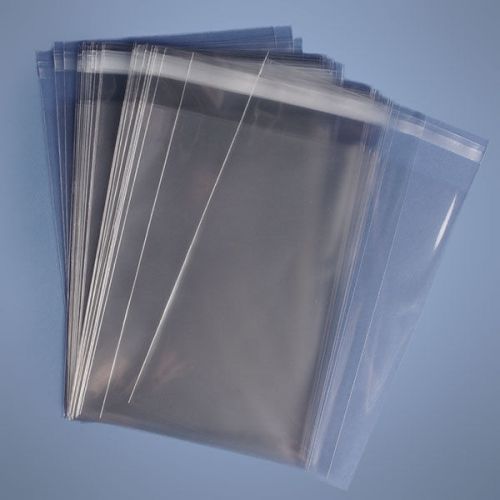 900 Pcs 3 7/8 x 8 5/8 Flat Cello Bags- Self Seal Lip &amp; Tape Closure