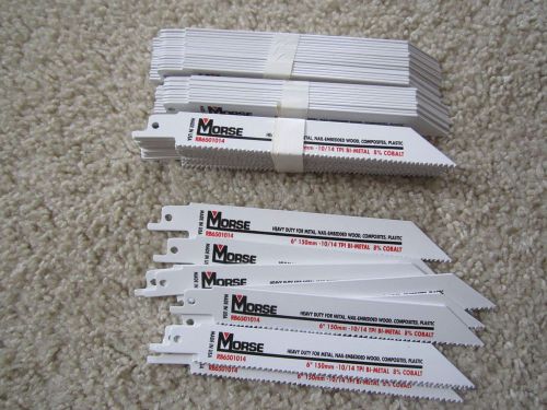 MORSE BI-METAL SAW BLADES-RB6501014-NEW-LOT OF 50