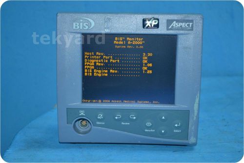 Aspect medical systems bis a-2000 185-0070 patient monitor @ (125641) for sale