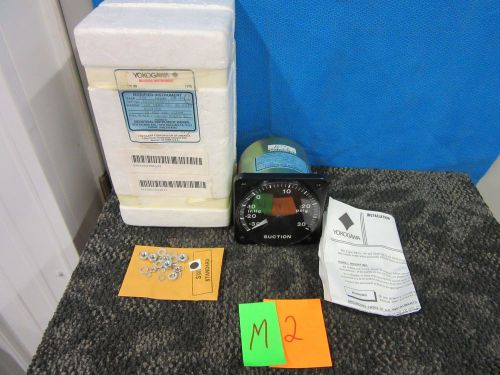 YOKOGAWA DB-40 SUCTION GAUGE -30 INHG 0 30 PSI 10 VDC MILITARY NAVY SURPLUS NEW