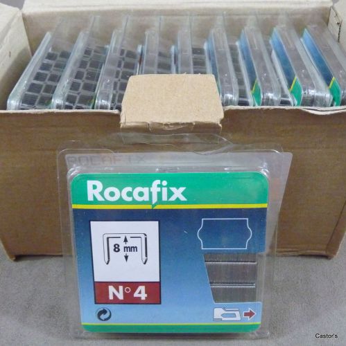 Bulk Lot of 12,900 NO.4 8mm (5/16&#034;) Heavy Duty Universal Staples~Rapid (Rocafix)