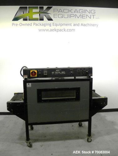 Used- Hi-Tech Shrink Tech Systems Shrink Tunnel, Model VST-1709-TMB, Carbon Stee