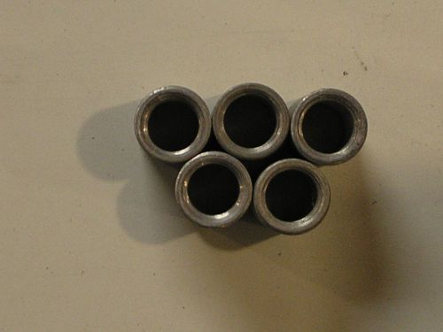 1/2 inch- aluminum round threaded conduit couplers. for sale