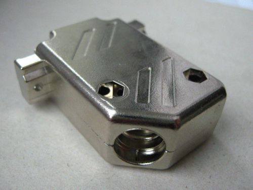 50x metalized d-sub 15 pin/way 45°/side entry shielded hood/cover/housing/shell for sale