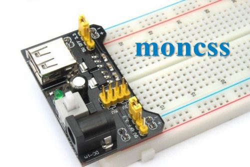 3.3v/5v mb102 power module+mb102 830 points solderless prototype breadboard kit for sale