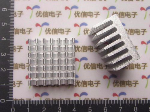 2PCS Silver 28*28*15MM Aluminum Heatsink Heat Sink Thermal Pad Transfer Blade