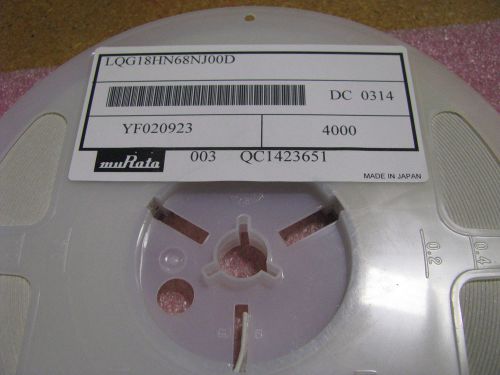 MURATA INDUCTOR (4000 PC REEL) # LQG18HN68NJ00D