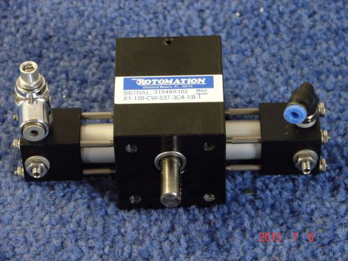 Rotomation Actuator X1-120-CW-S37-3C4-1/8-1 SER: 31549X102