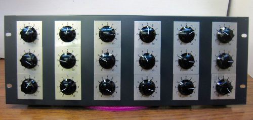 Atlas Soundolier AT-35 Audio Transformer Attenuator Volume Control 18 Rack Mount