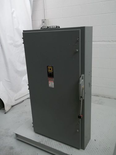 Square D 600 Volt 400 Amp Fused Disconnect (DIS2645)