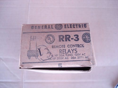 GE LOW VOLTAGE RELAYS RR3