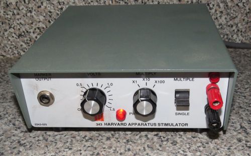 HARVARD APPARATUS STIMULATOR MODEL 343 -b