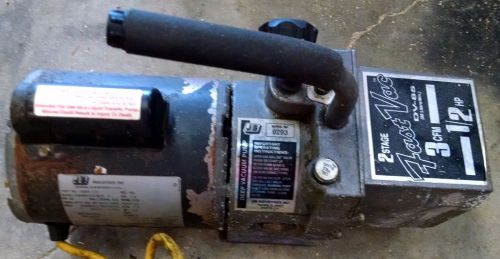 J/B Fast Vac Deep Vacuum Pump DV-85 3 CFM 2 Stage Auto Air Conditioning