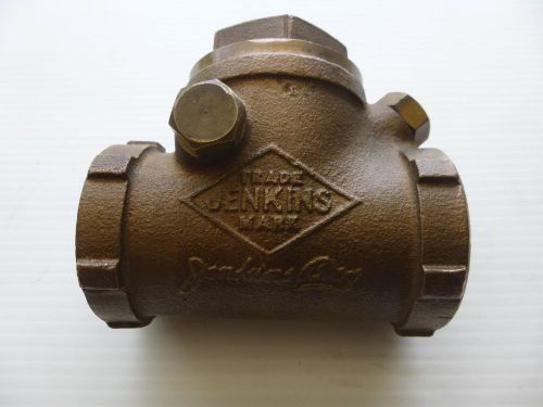 Jenkins Brass 1 1/4&#034; Check-Valve swing style-NEW