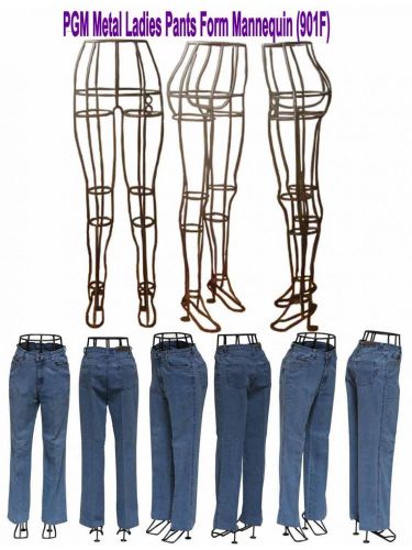 Professional antique vintage metal wire pants dress form mannequin for sale