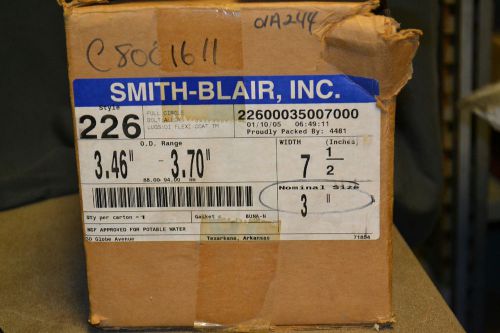 SMITH-BLAIR 3&#034; SIZE, 7-1/2&#034; WIDTH FULL CIRCLE REPAIR CLAMP 226-00035007000