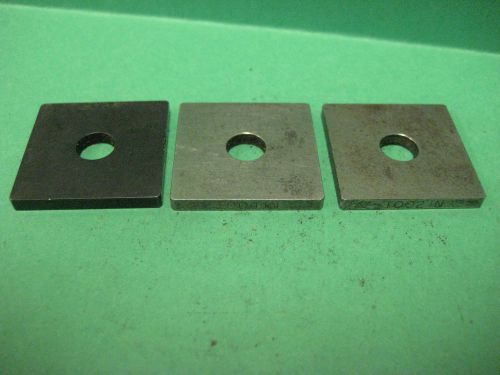 Machinist Tool Sale 1&#034; PRATT &amp; WHITNEY GAUGE BLOCK SET of 3 .1002 C262 - .1005