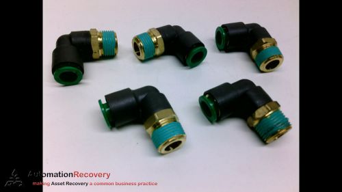 SMC KRL10-G03 - PACK OF 5 - FITTING, 90 DEGREE, 1.0MPA, 145PSI,, NEW*