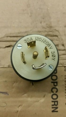 New Hubbell plug 23PA, 30 Amp, 120/208V, 3PY