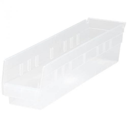 Shelf bin 17-7/8x4-1/8x4 clr quantum storage systems storage containers qsb103cl for sale