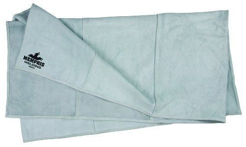 MCR Safety 38063 Heavy Side-Split Leather Welding Blanket, Gray, 6-Feet by