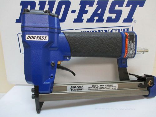 Duo-fast sureshot 3118 22 ga 3/8 crown fine wire stapler new!!! for sale