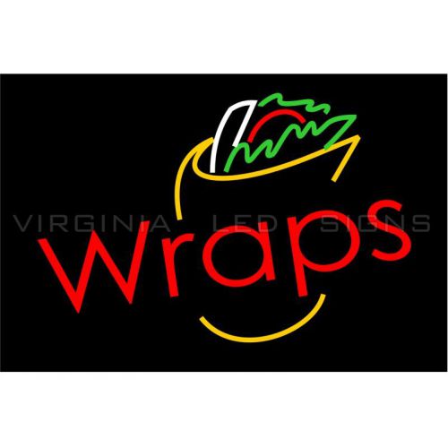 Wraps led sign neon looking 30&#034;x20&#034; high quality very bright pizza for sale