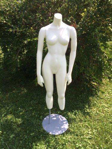 Female Mannequin With Metal Base Made By Fusion Specialties In USA