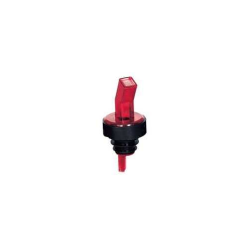 Spill-Stop 313-03 Red / Black BAN-M Screened Pourer - Dozen